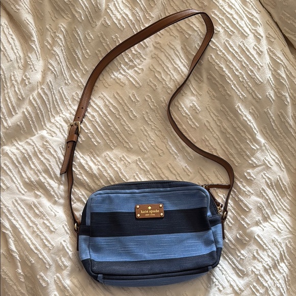 Kate Spade Blue Crossbody Bag - Picture 1 of 4